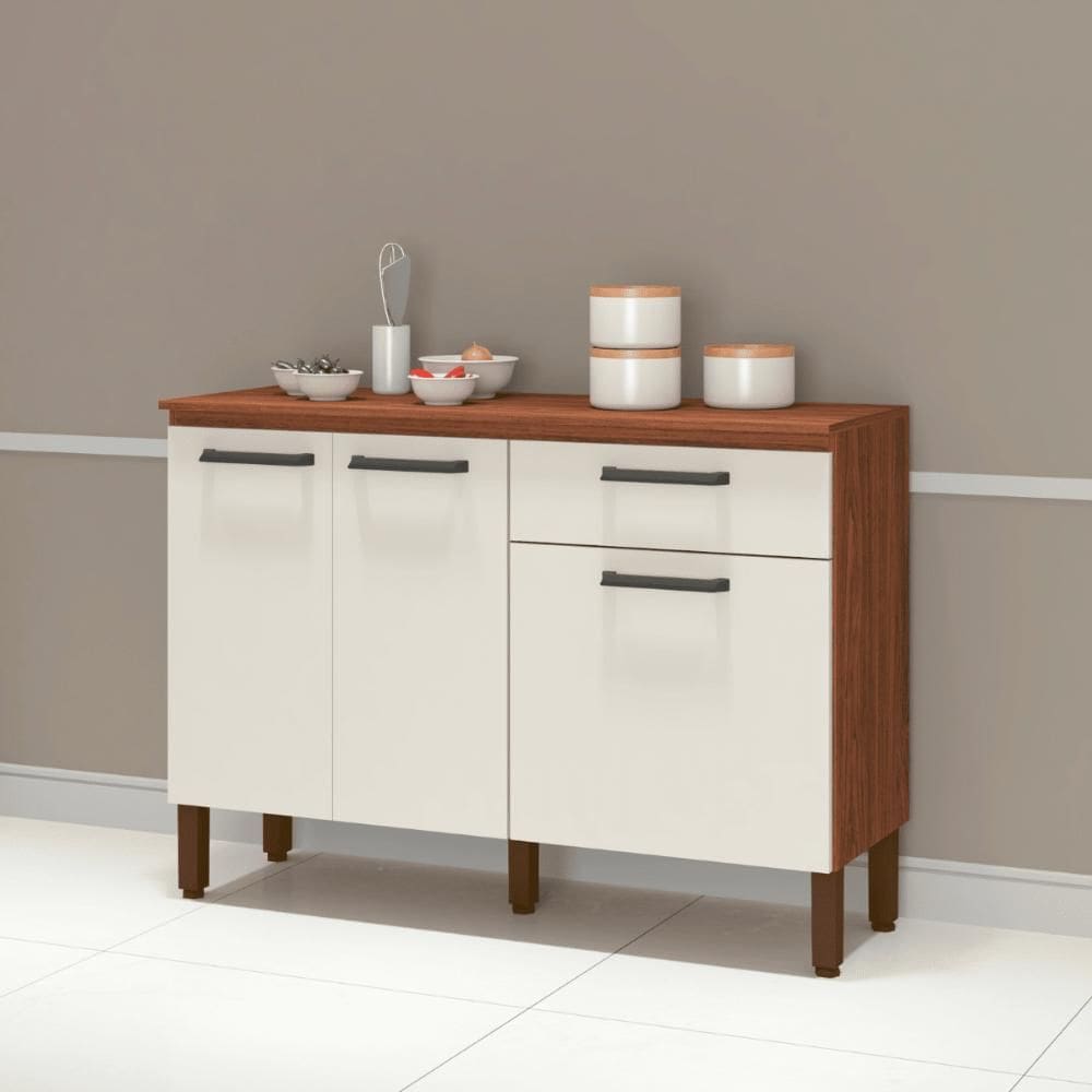 Balcão firenze Nogueira Off-White