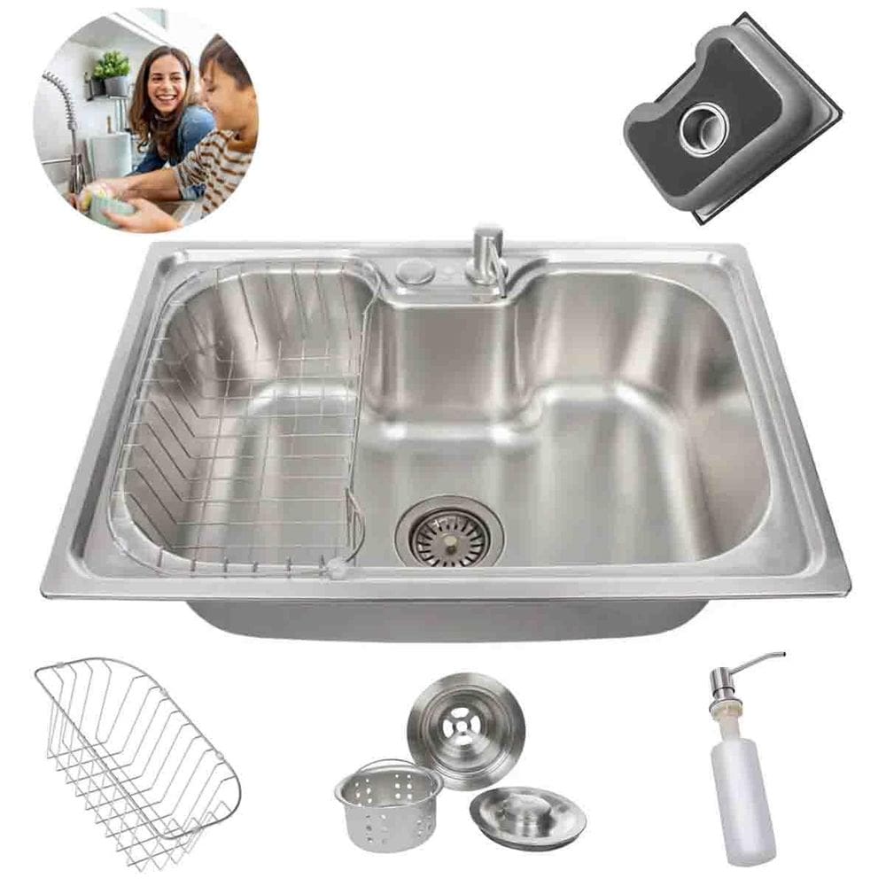 Cuba Gourmet De Aço Inox 304 Cozinha Moderna 50X40Cm Premium
