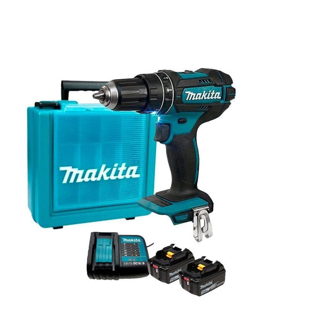 Parafusadeira/Furadeira Impacto 1/2 Bateria 18V Lxt Makita