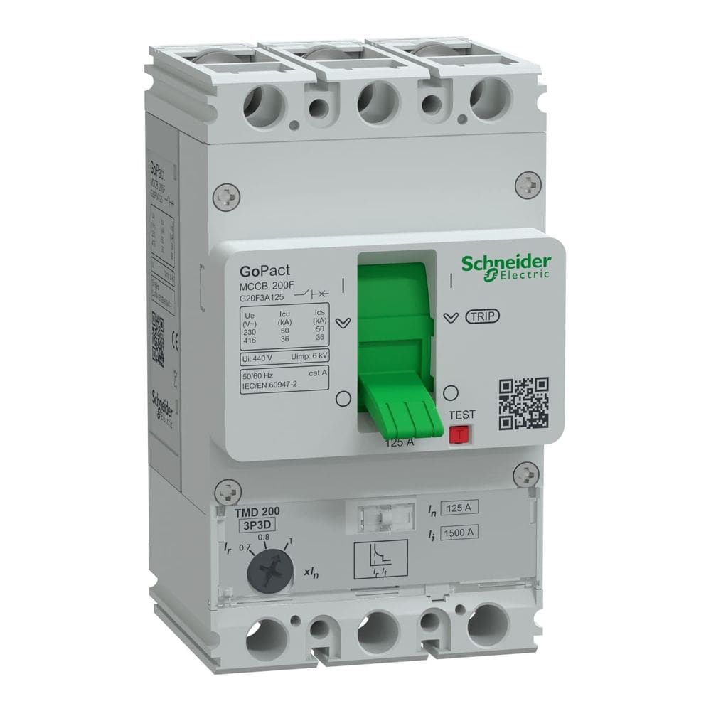 Disjuntor Caixa Moldada 3P 125A G20F3A125 / Gopact Schneider