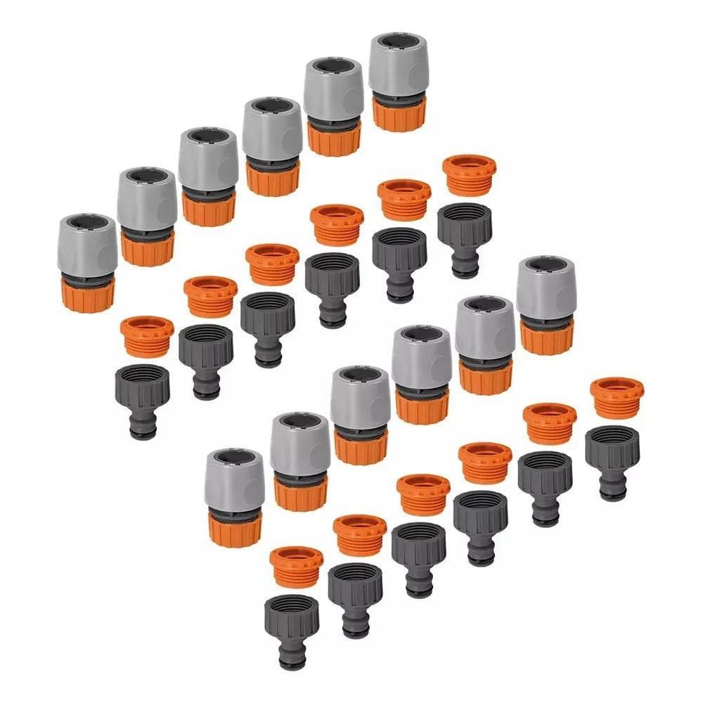 2X Kit 12 Adaptador Fêmea Torneira + 12 Engate Rápido Mang
