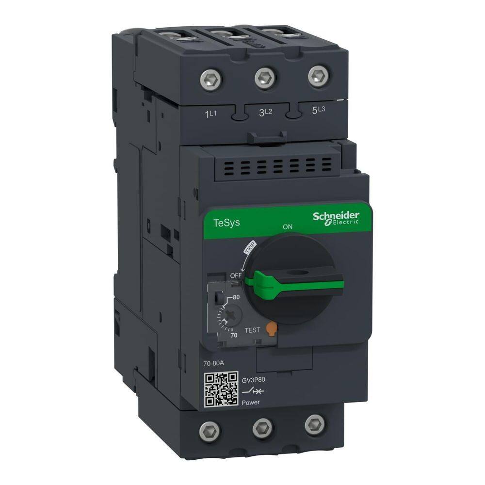 Disjuntor Termomagnético 80A 50Ka Gv3P80 Schneider