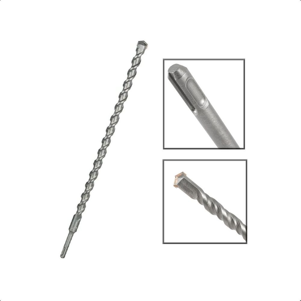 Broca Sds Plus 16X160 Mm Aço Carbono Tungstênio Martelete