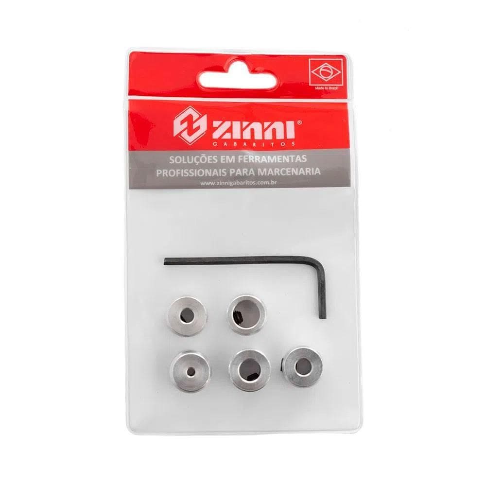 Limitador De Broca 2.5 A 10Mm Com 5 Peças Furação Zinni