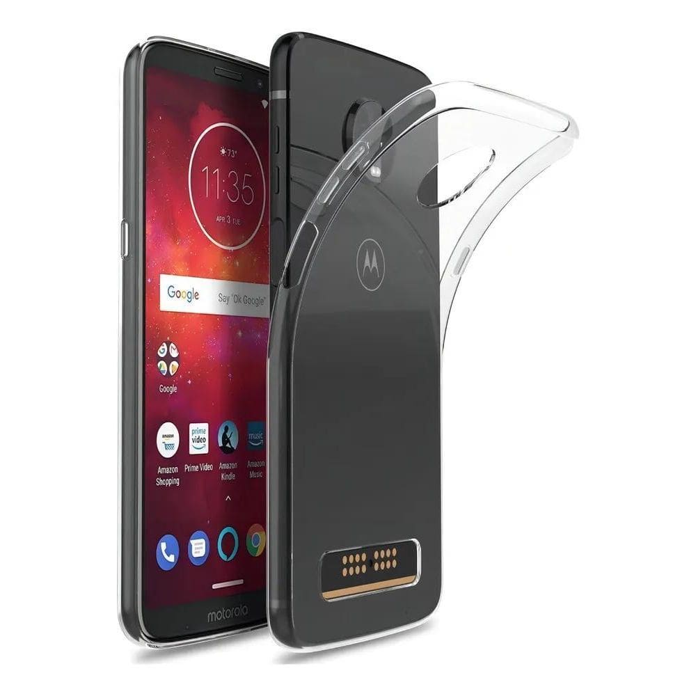 2X Capa Capinha Anti Impacto Queda Choque Para Moto Z3 Pla