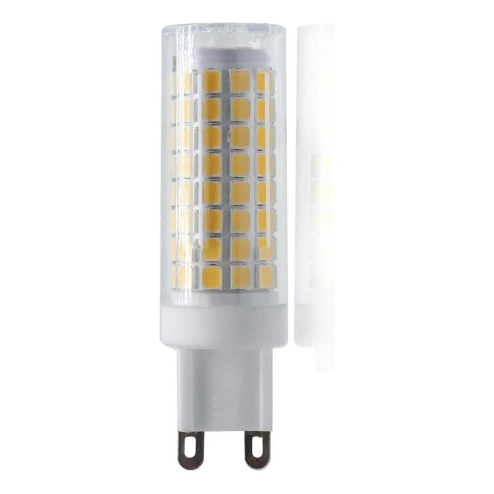 2X Lâmpada Led G9 7W Halopin Bipino Luz Quente Amarela 300