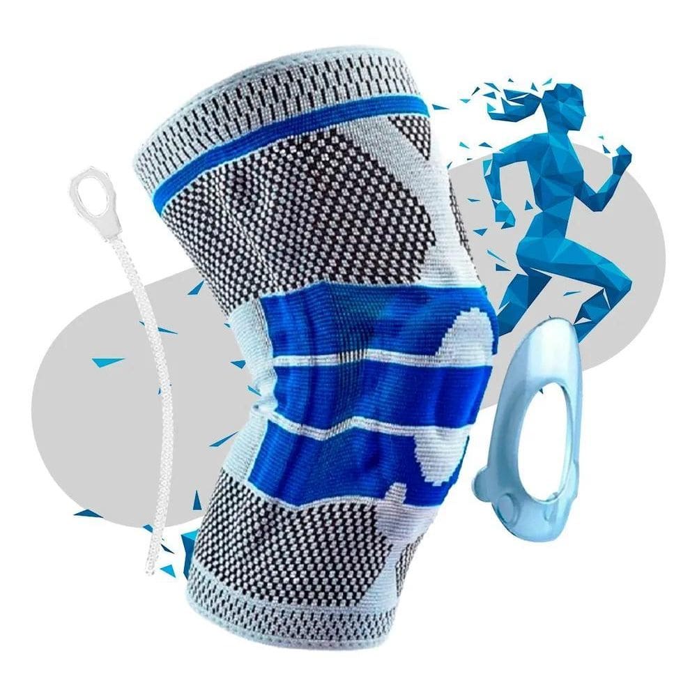 2X Joelheira De Compressão Anel Silicone E Fio Aço Flexíve