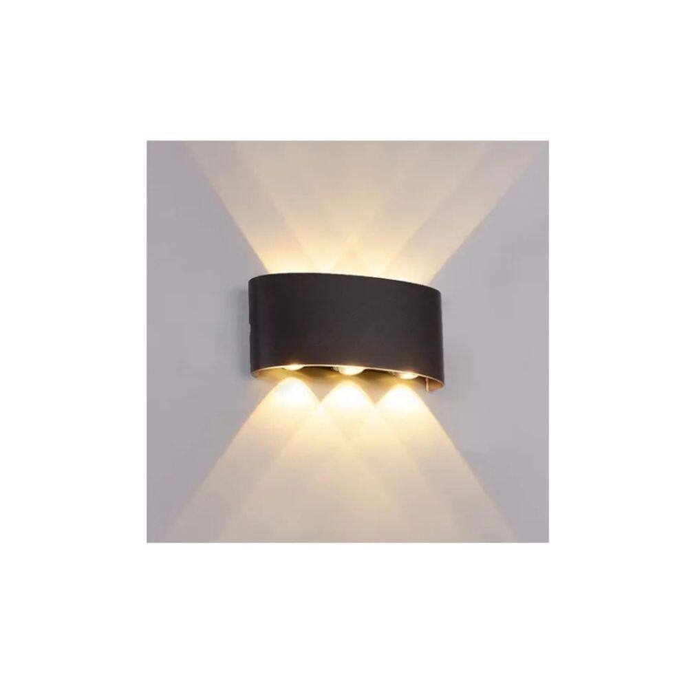 Lâmpada de parede LED aplicada 6W 85-265V 6500K/3000K IP65