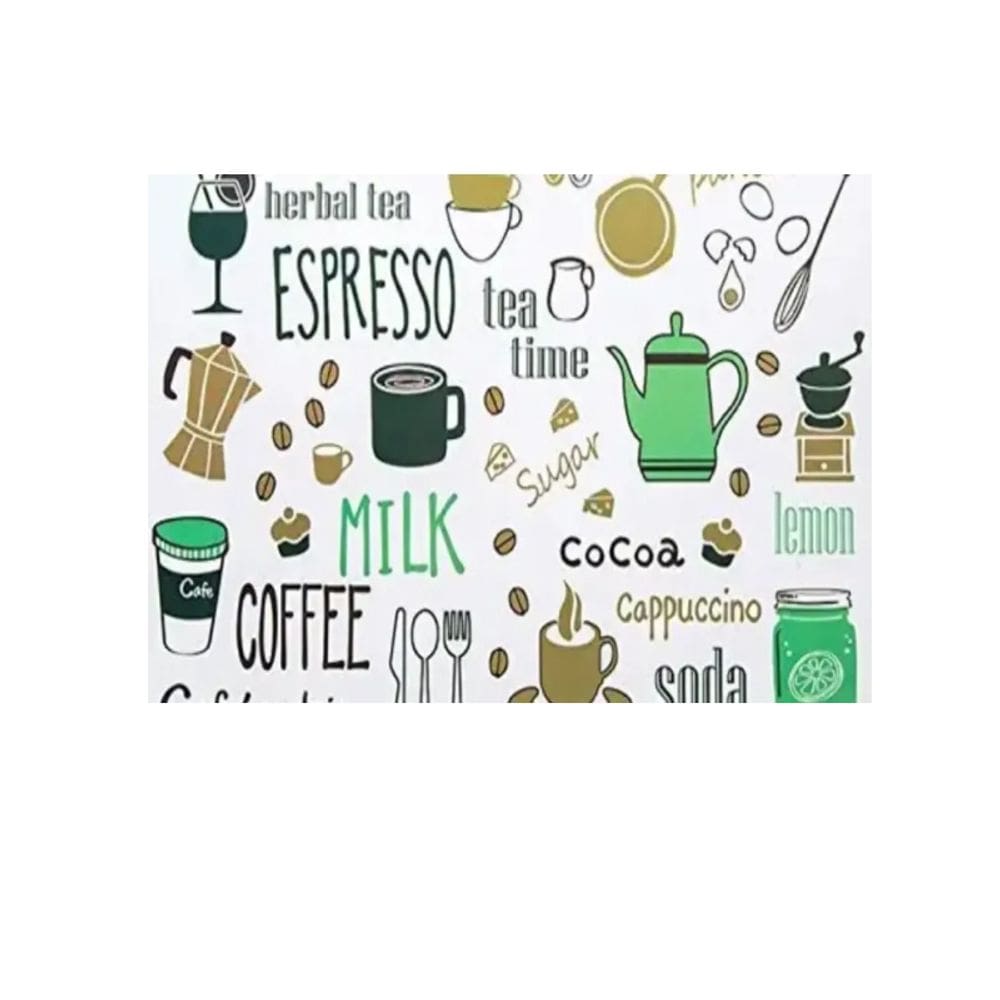 Papel de parede autoadesivo Roll Coffe Green 10m x 60cm
