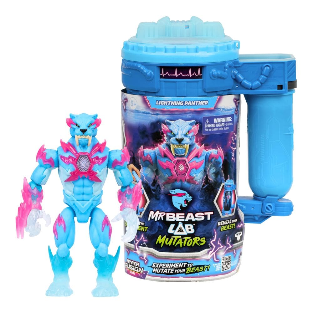 Figura de Acción MRBEAST LAB Hyper Fusion Pantera de Rayo 14 cm