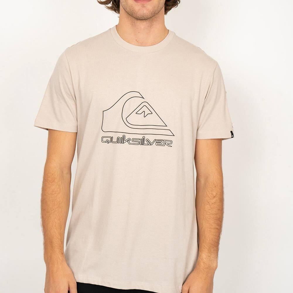 Camiseta Quiksilver New Tour SM26 Masculina Areia