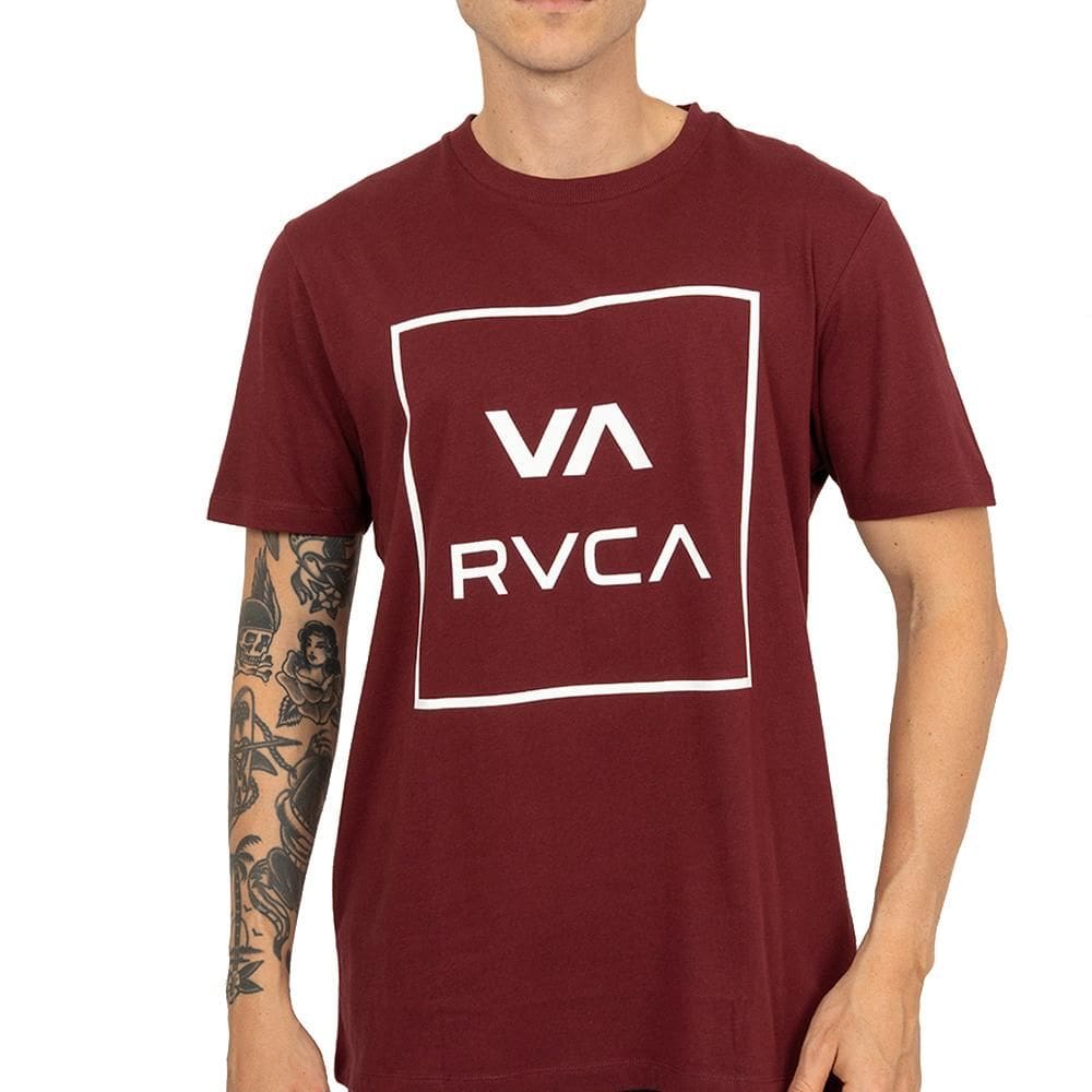 Camiseta RVCA VA All The Way SM26 Masculina Vinho