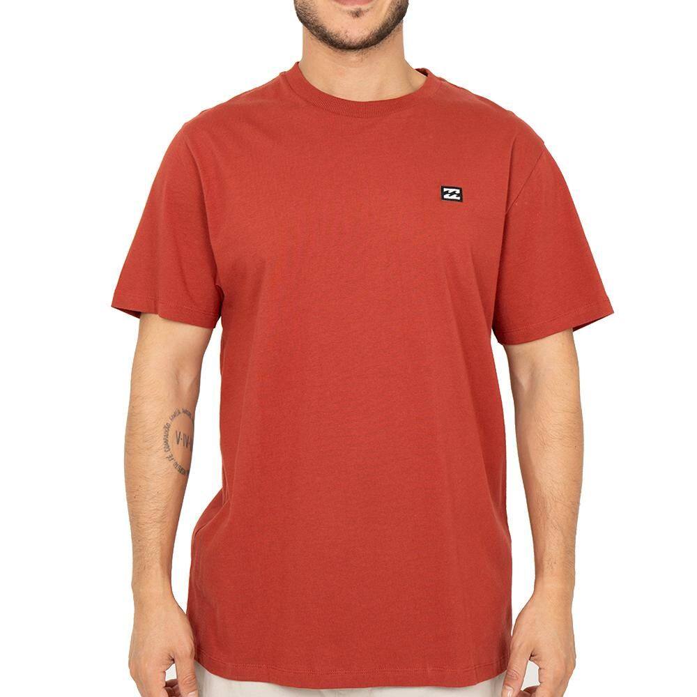 Camiseta Billabong Icon Patch SM26 Masculina Vermelho
