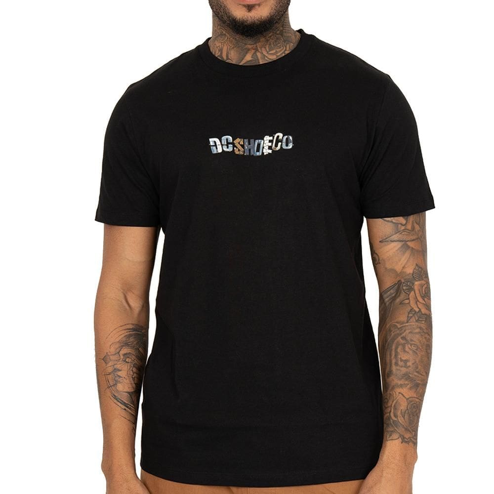Camiseta DC Shoes Iron Skull SM26 Masculina Preto