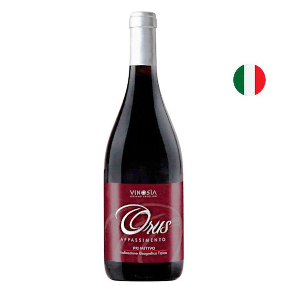 Vinho Tinto Italiano Vinosia Orus Appassimento Primitivo di Salento IGT