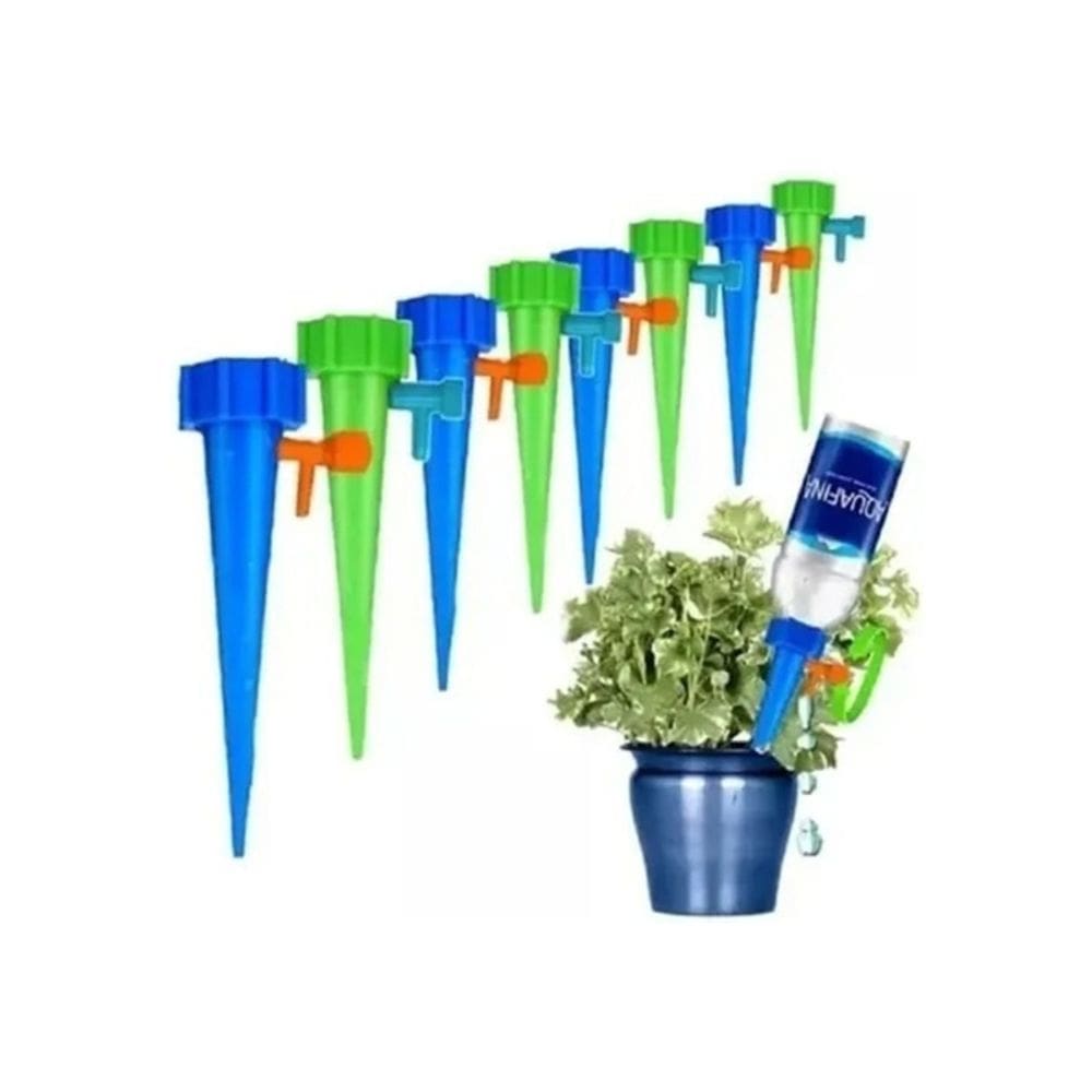 Estacas de irrigação por gotejamento para plantas ecológicas (pacote com 24)