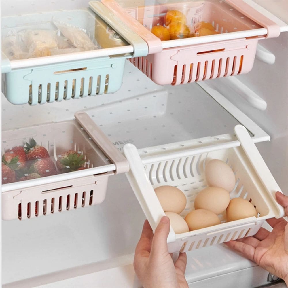 Caixa de armazenamento para refrigerador de plástico