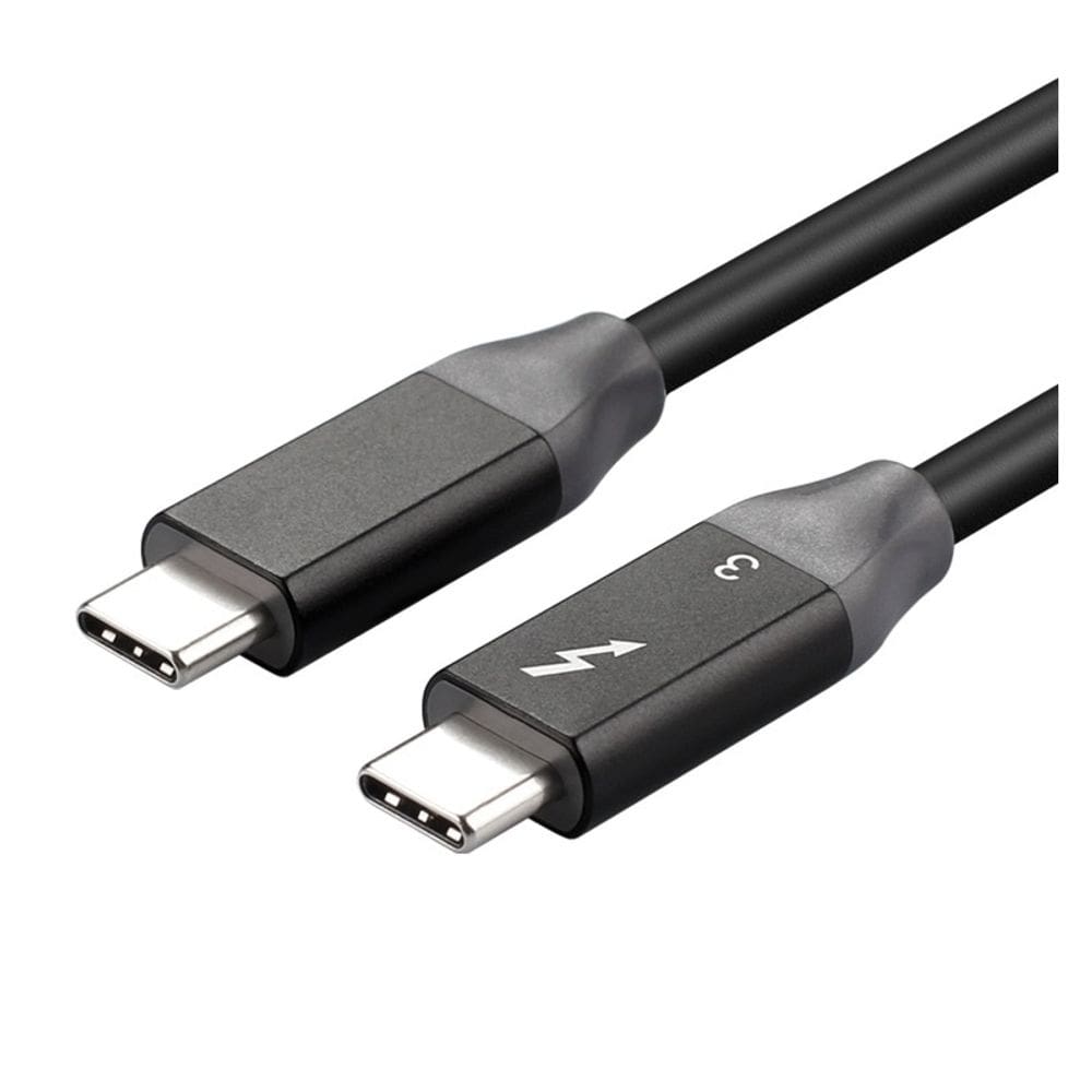 Cabo Thunderbolt 3 tipo C 100W 20V-5A com 61 cm de comprimento