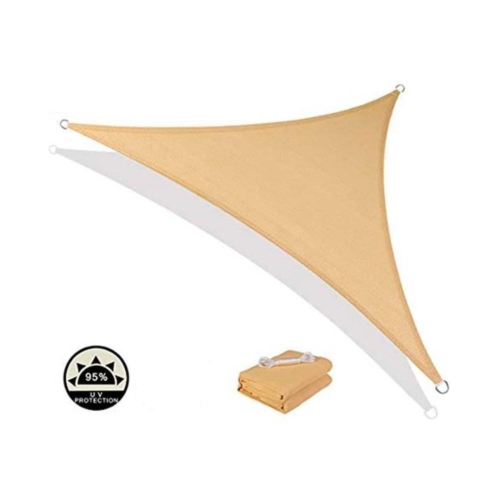 Toldo Shade Sail Triangular 5,0x5,0x5,0m Bege
