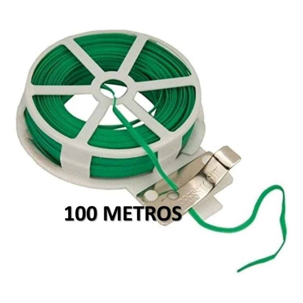 Cabo de aço plastificado 100m para cabos de jardinagem para alimentos