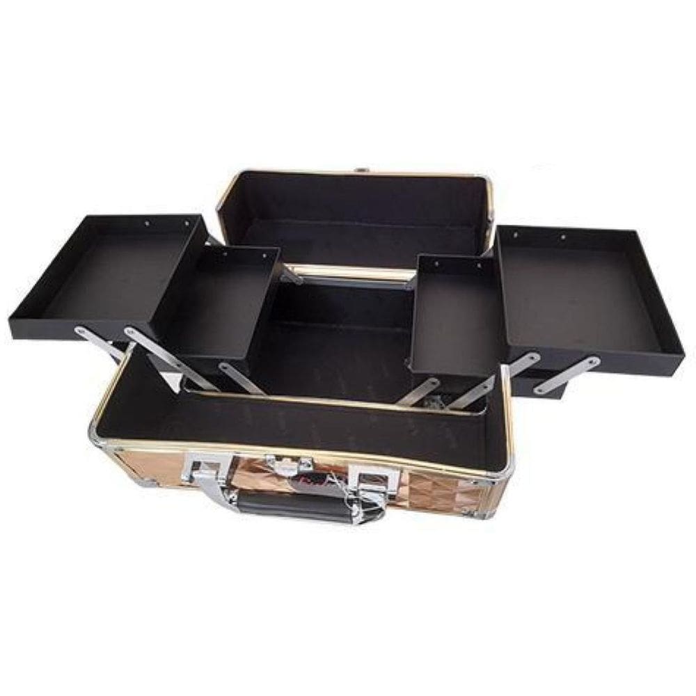 Maleta Profissional Ruby`S Fs-1160Mc - Dourado