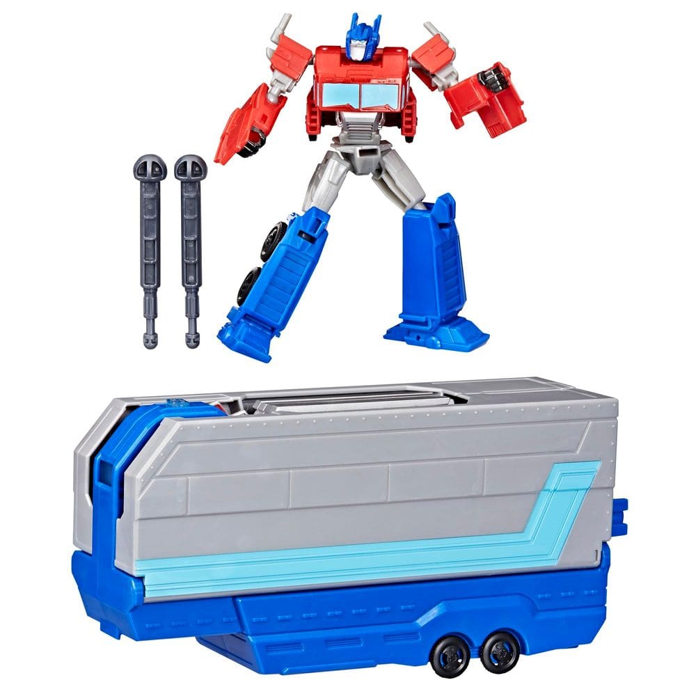 Conjunto de jogos Transformers EarthSpark Optimus Prime com Figura 6+