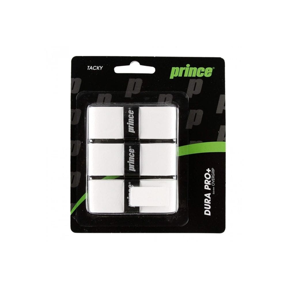 Overgrip Prince Durapro Hydrogen para raquete de tênis - branco (