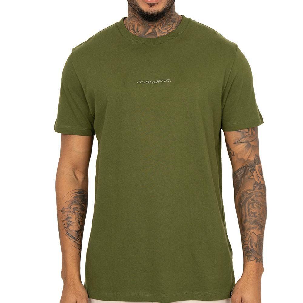 Camiseta DC Shoes Baseline SM26 Masculina Verde