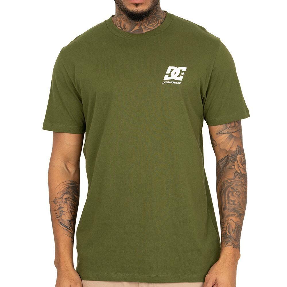 Camiseta DC Shoes Palletline SM26 Masculina Verde