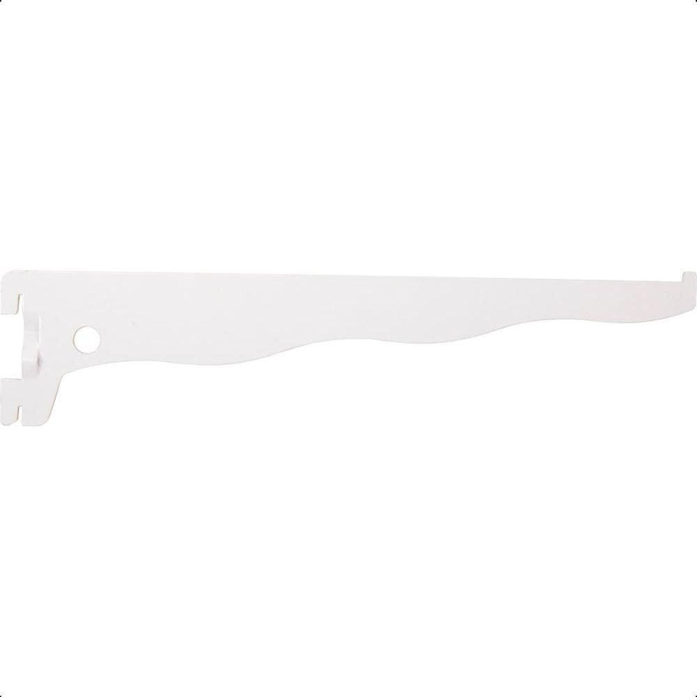 Suporte Para Prateleira 30cm Branco Para Trilho Prateleira