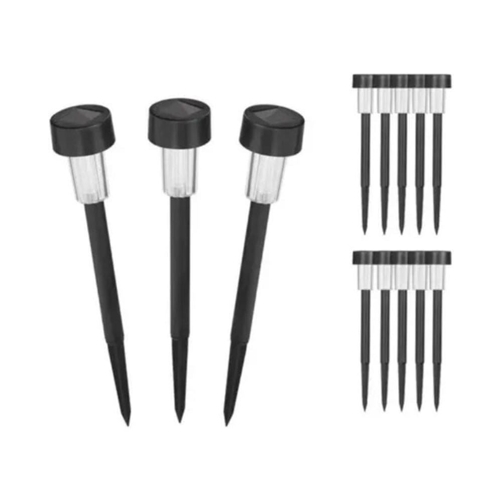 Lâmpada de jardim Solar Stakes Lighthouse para piscina externa x10