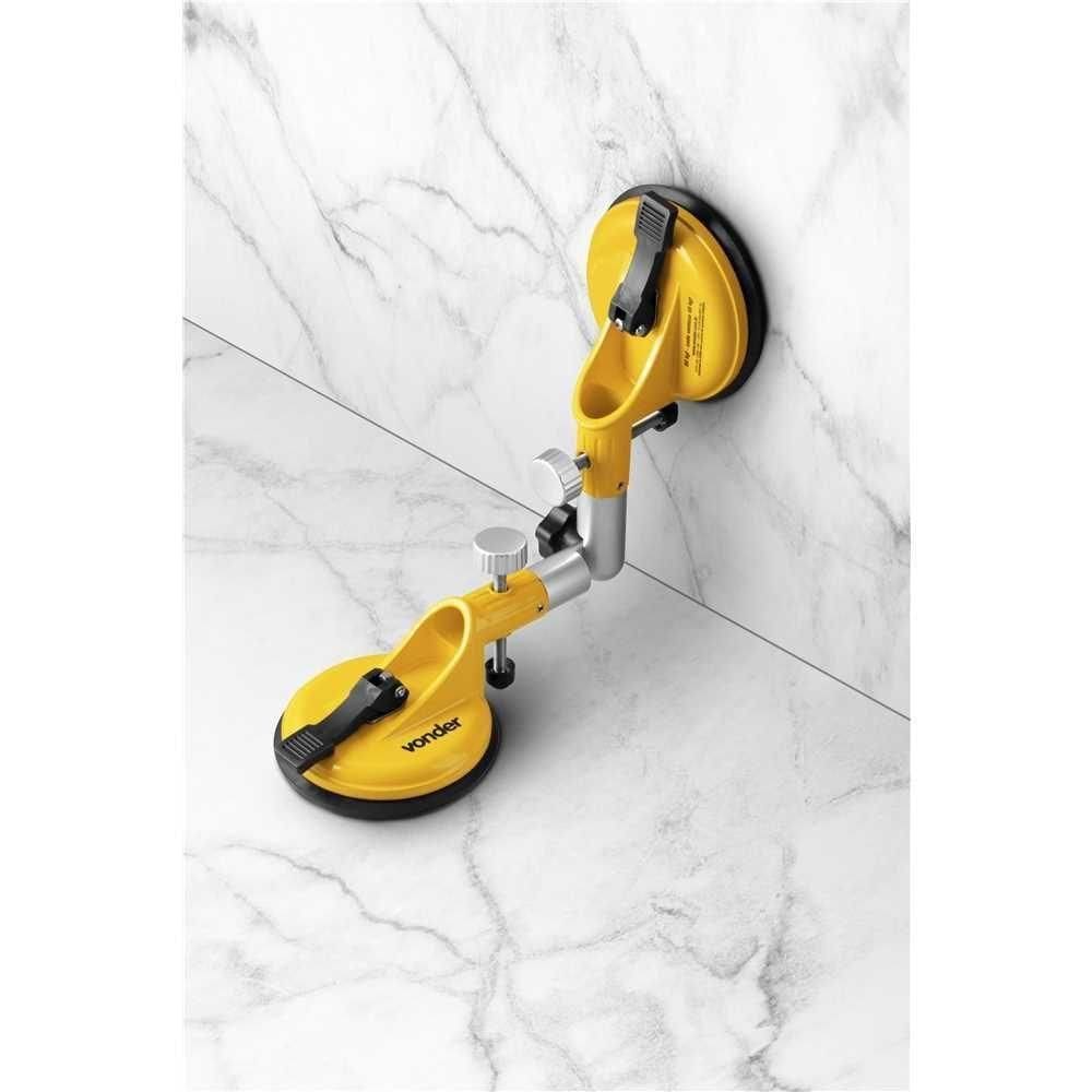Ventosa Dupla 128mm 80kg Articulada Vonder