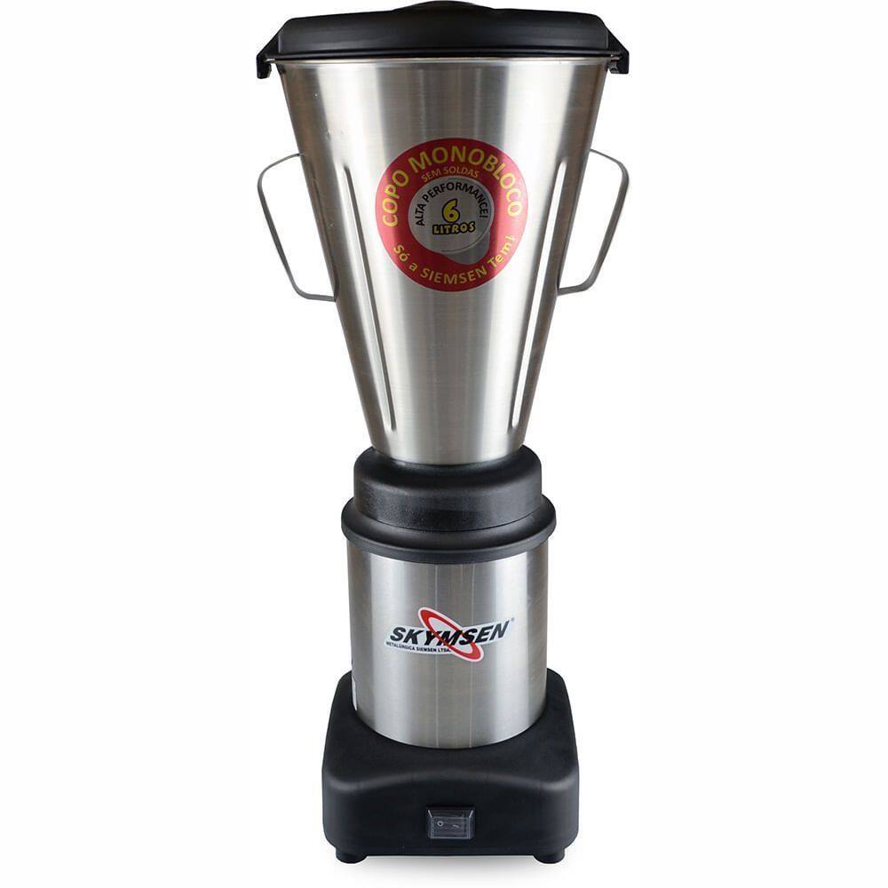 Liquidificador de Alta Rotação INOX 4 Litros TA04MB Skymsen Liquidificador INOX 4 Litros 110v