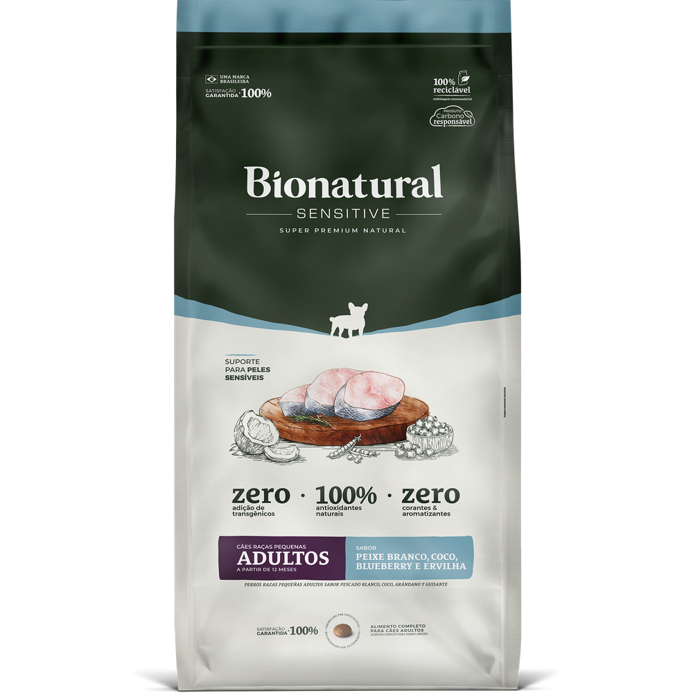 Racao Special Dog Bionatural Sensitive Adultos Raças Pequenas 10,1Kg