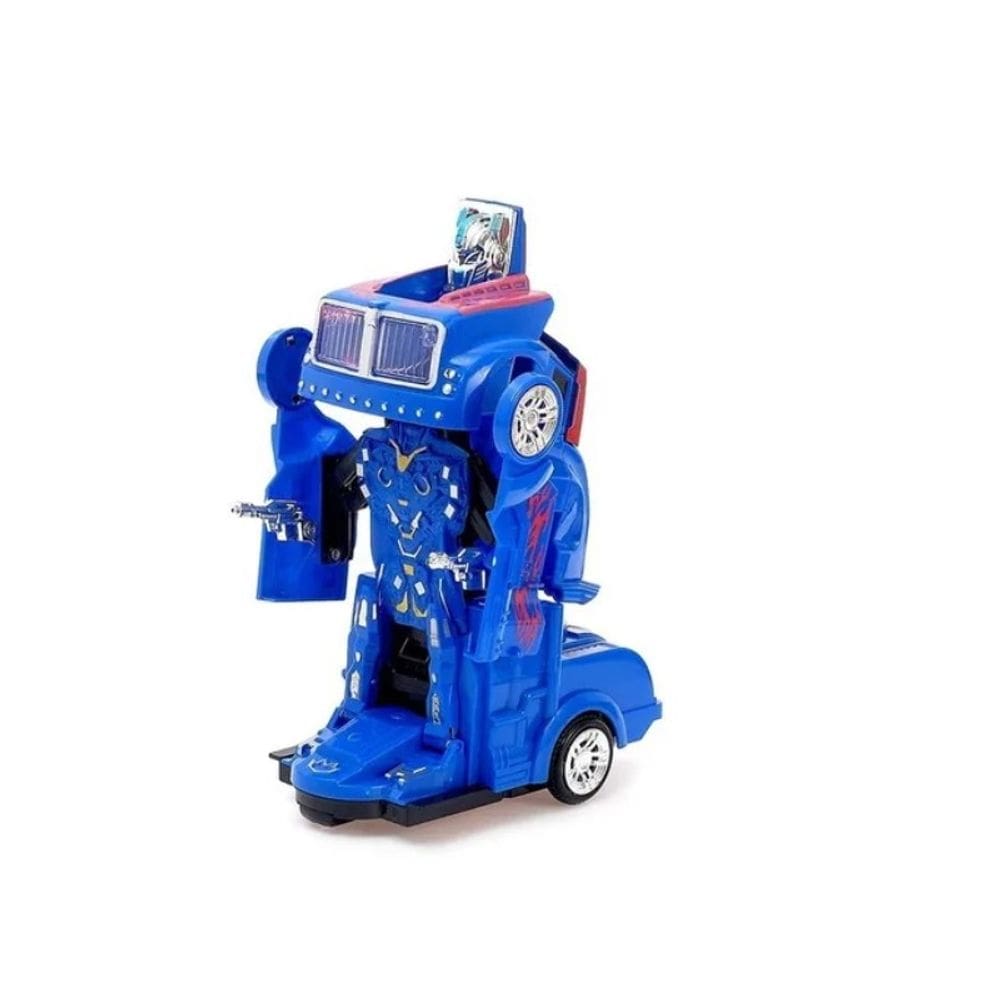 Caminhão Transformer Optimus Prime com som e luz - azul