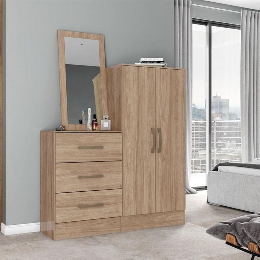 Cômoda Sapateira Multiuso B700 Ambiente Jequitibá Brilho - Briz