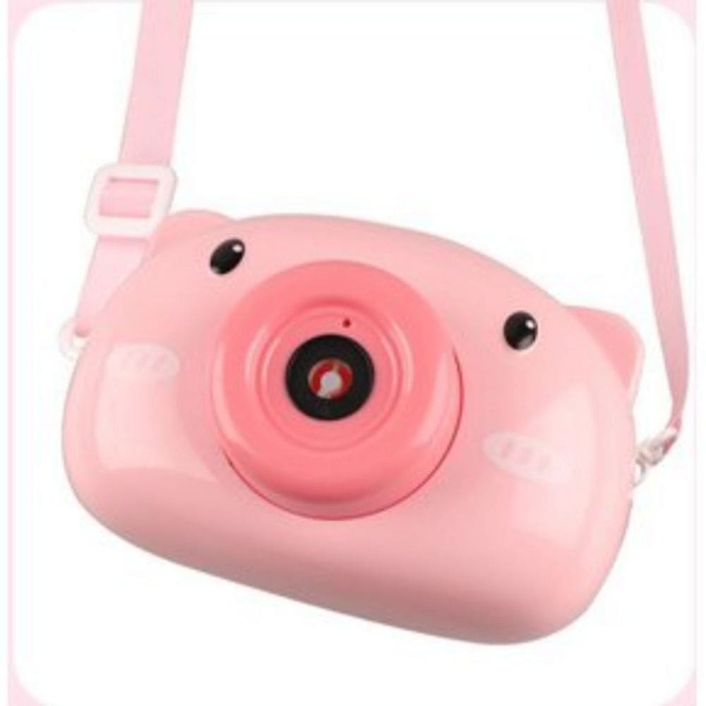 Brinquedo de câmera Bubble para crianças Piggy com Bubble Liquid