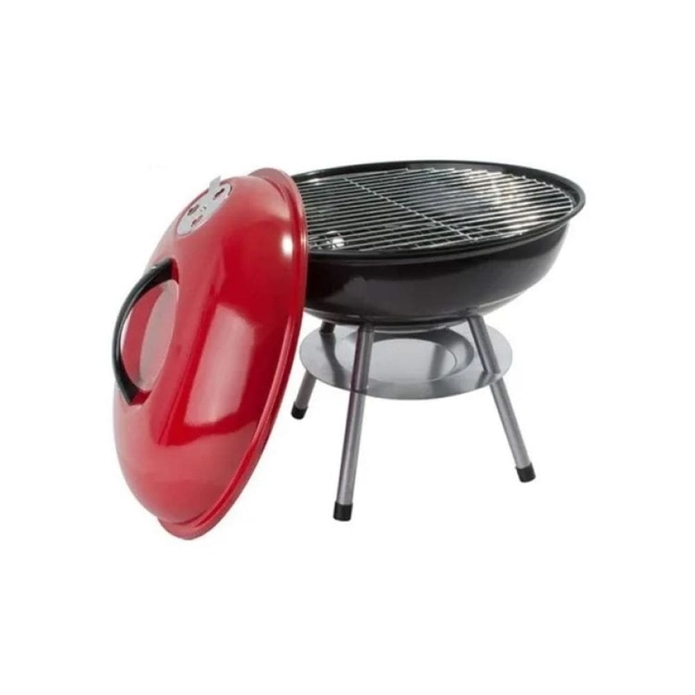 Churrasqueira portátil, mini fogão, grelha redonda, 36 cm