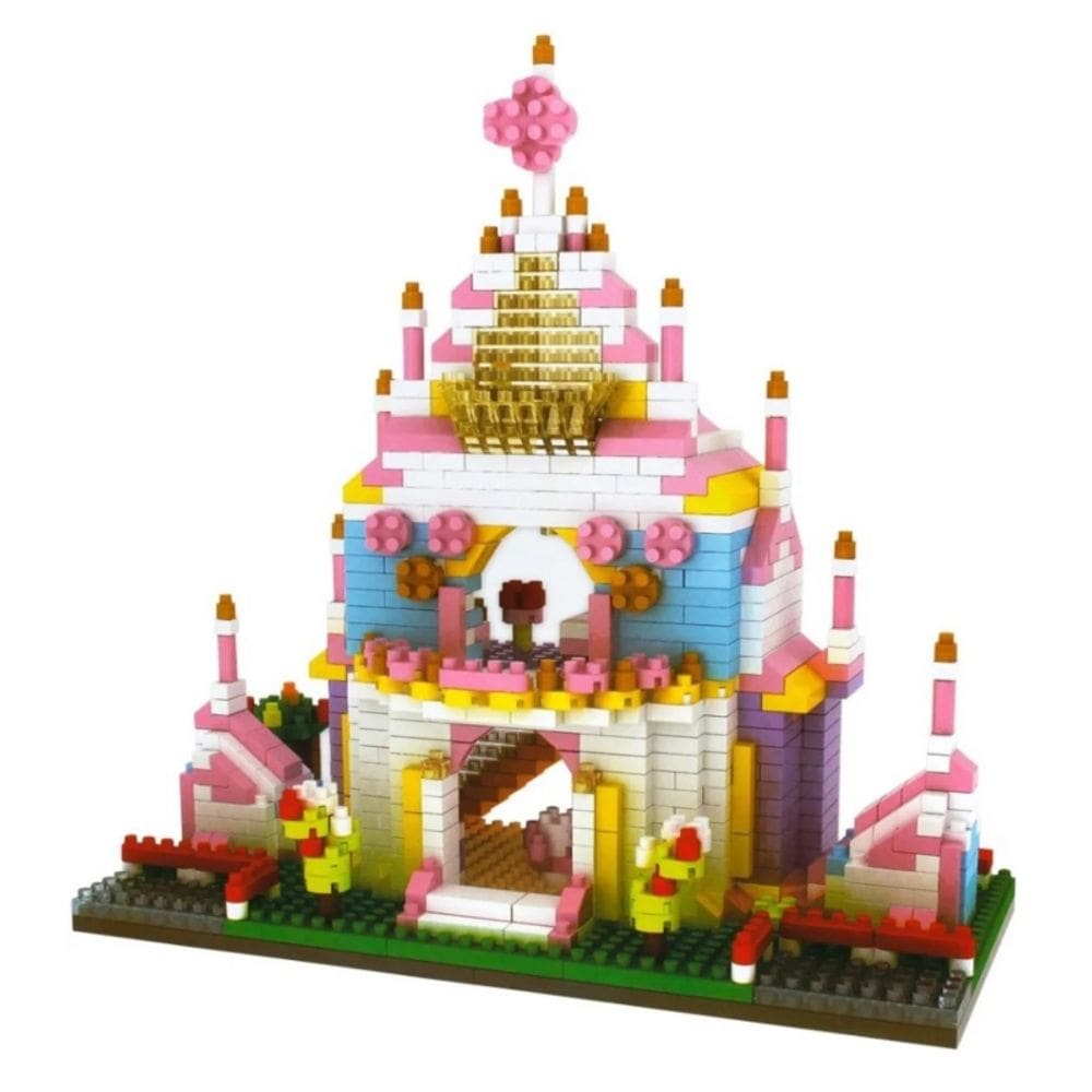 Conjunto de construção Princess Villa 3D 988 peças por mais de 14 anos