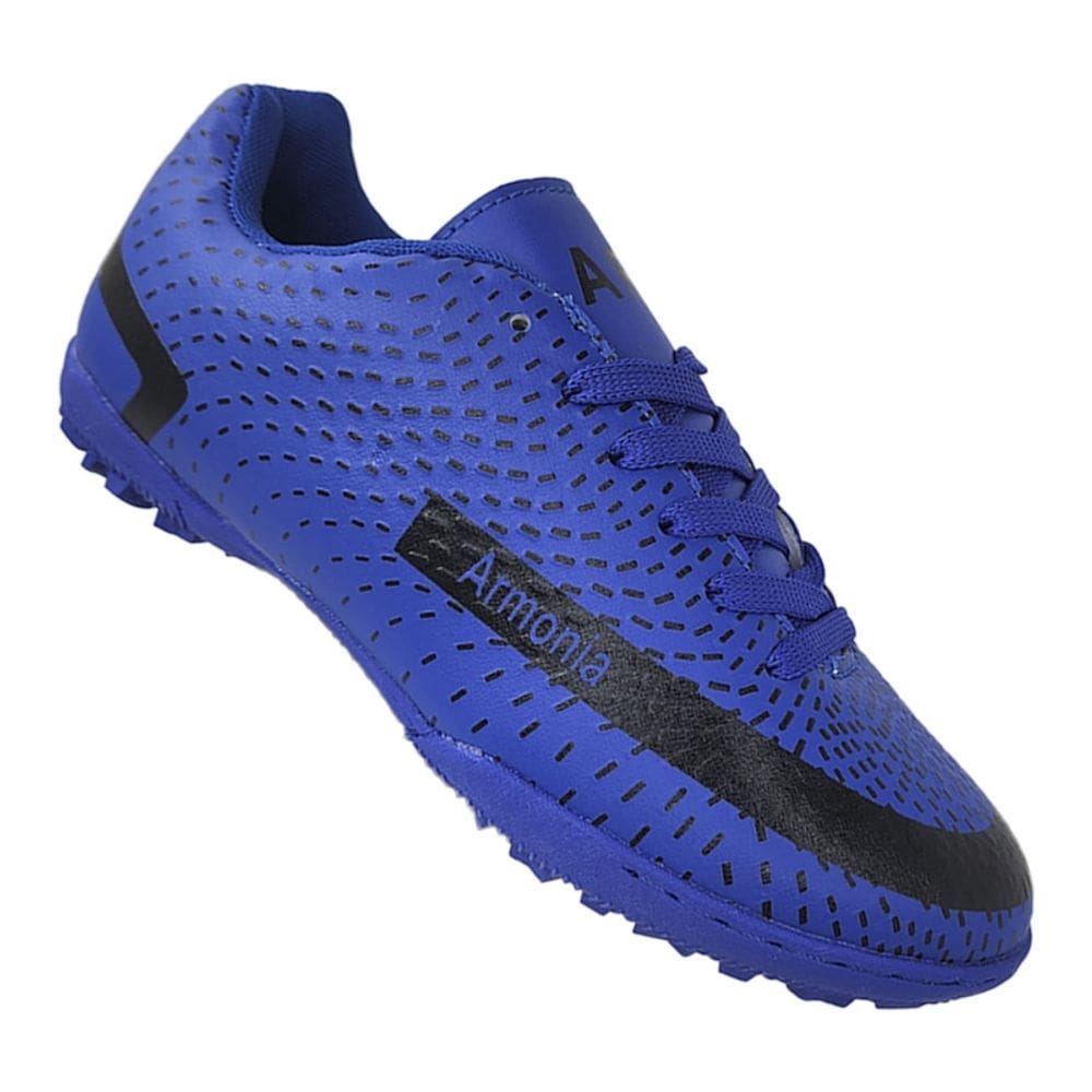 Tênis de futebol sintéticos para bebês para adultos azuis - tamanho 32 a 41