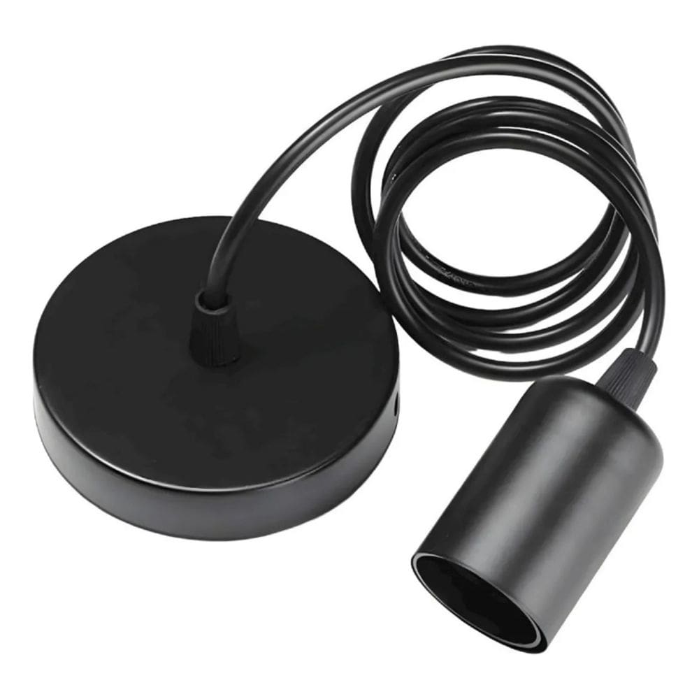 Luminária pendente rústica vintage E27 Socket Retro Style