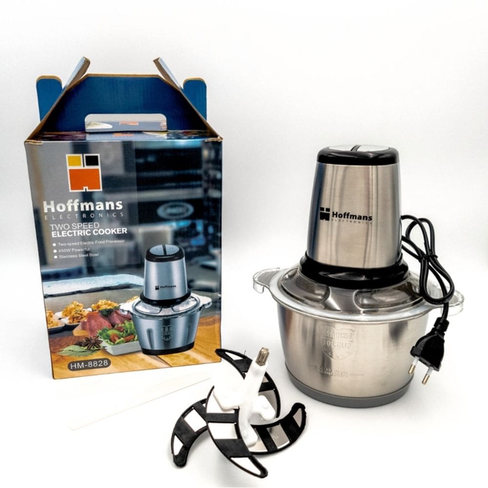 Moedor elétrico de alimentos com capacidade de 2L 450W de potência