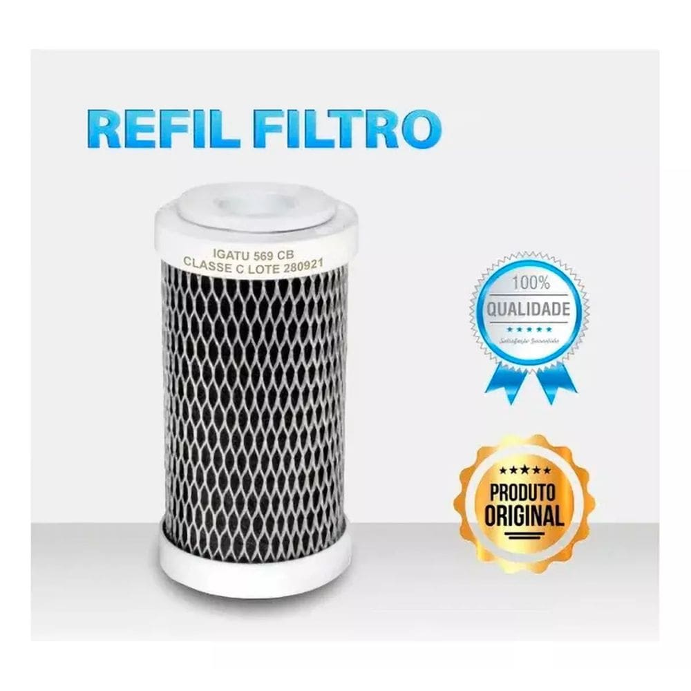 Refil vela para filtro IGATU 569 carvão ativado