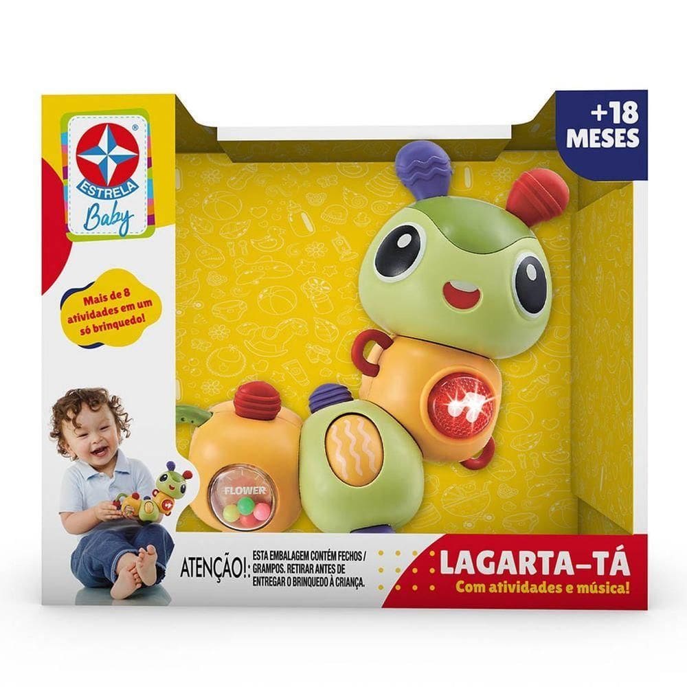 Lagarta-tá Estrela Brinquedo Educativo