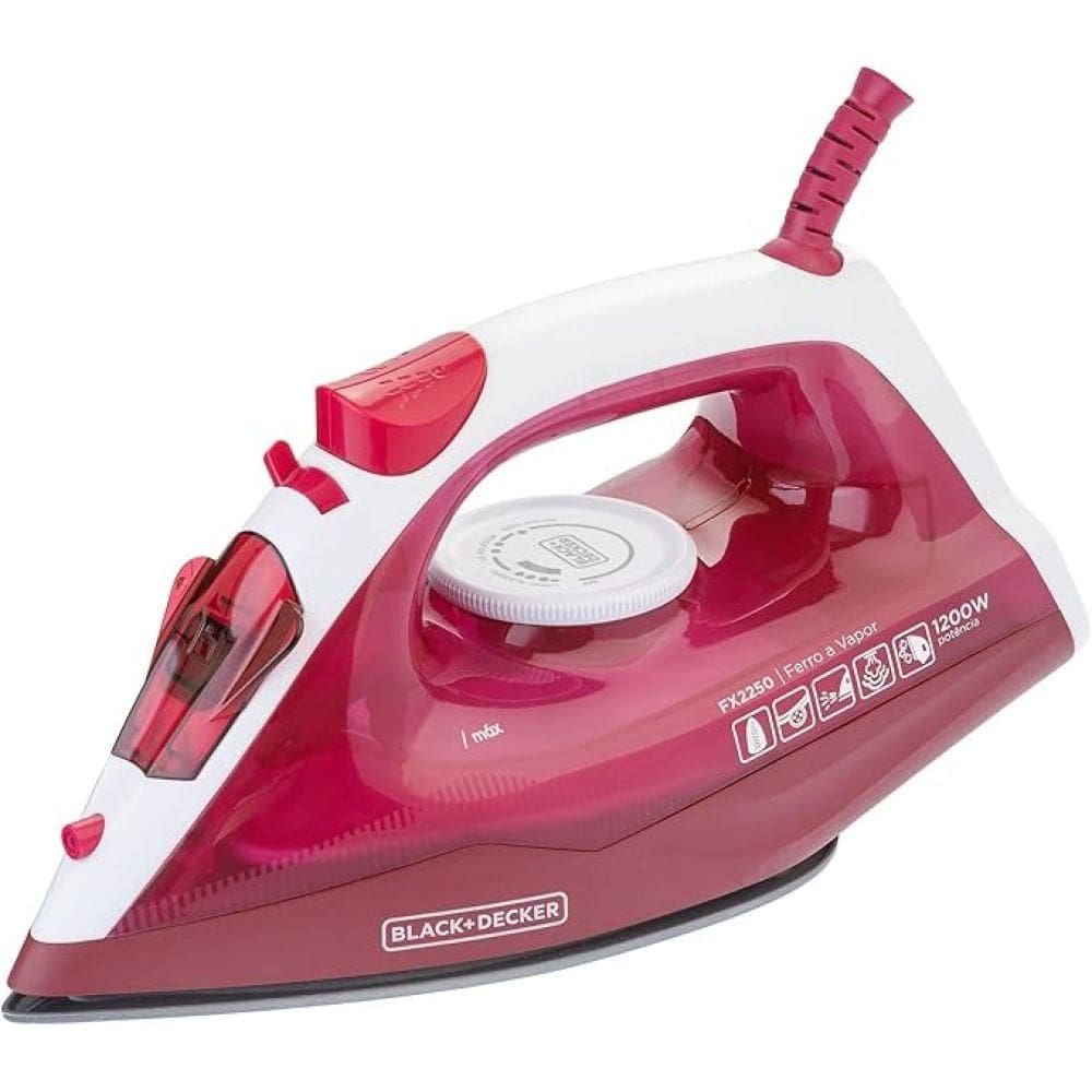 Ferro à Vapor Com Base Antiaderente 127V - Black Decker
