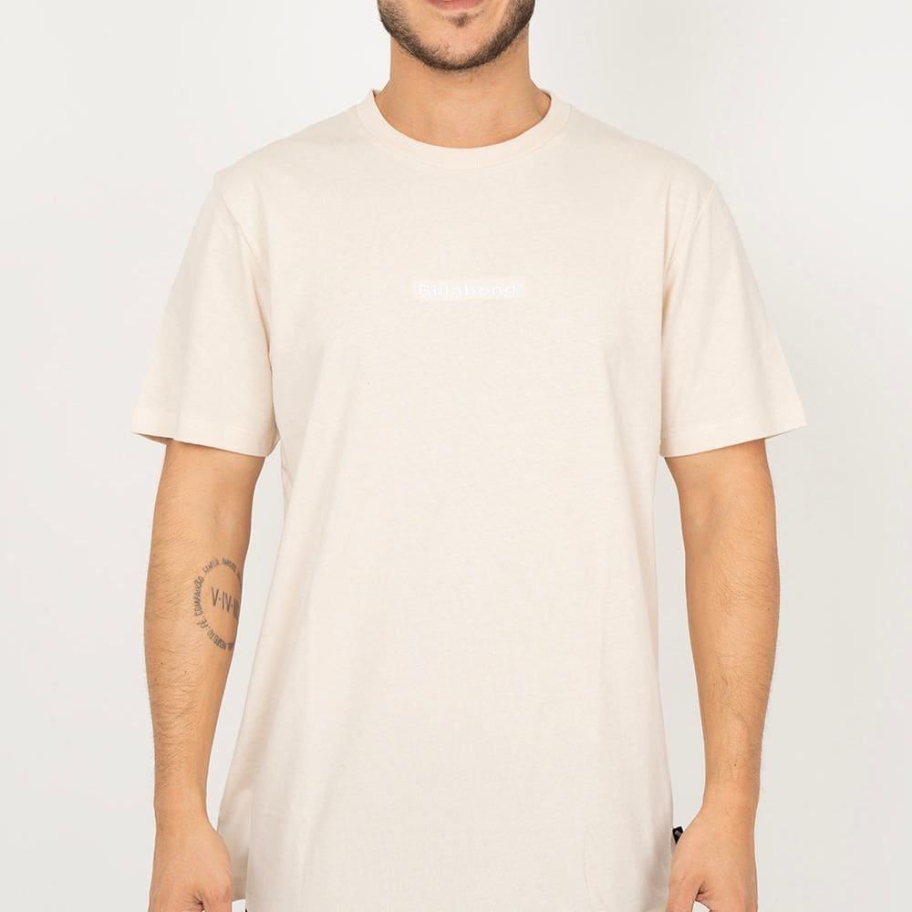 Camiseta Billabong Smity Plus Size SM26 Masculina Areia