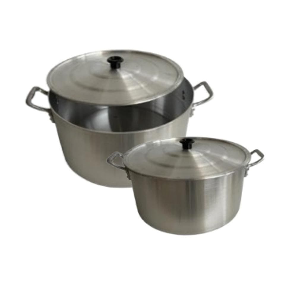 Jogo Caçarola Industrial 32/38 Alumínio Grosso Panela Hotel
