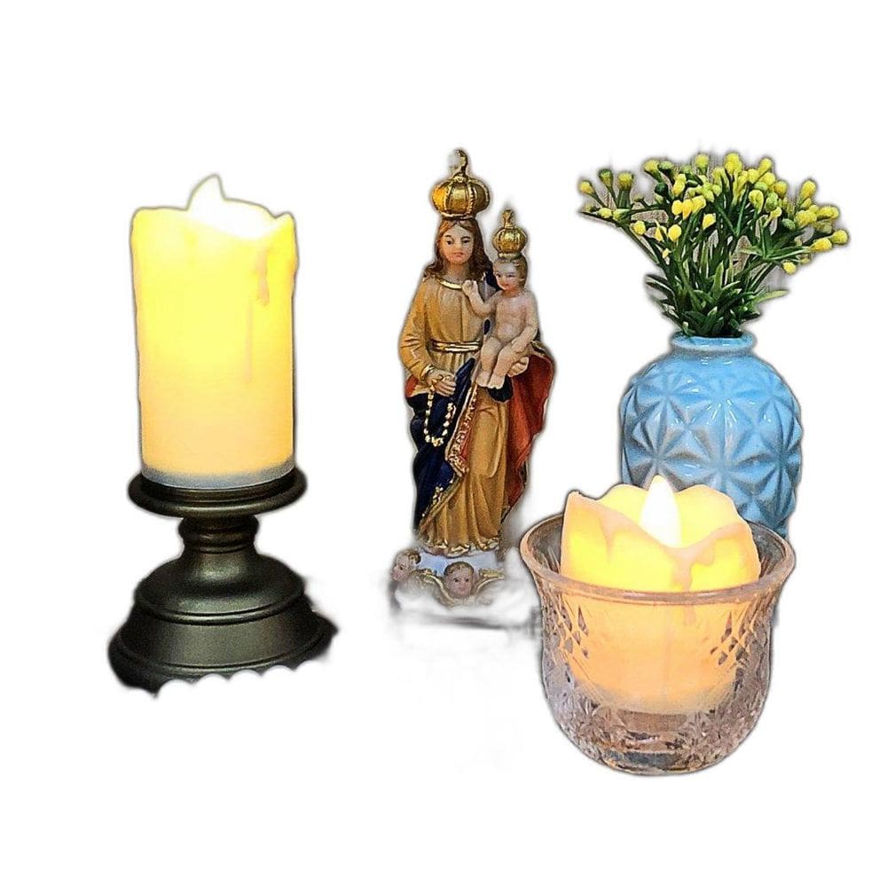 Imagem Nossa Senhora Do Rocio Importada Resina 12,5 Cm