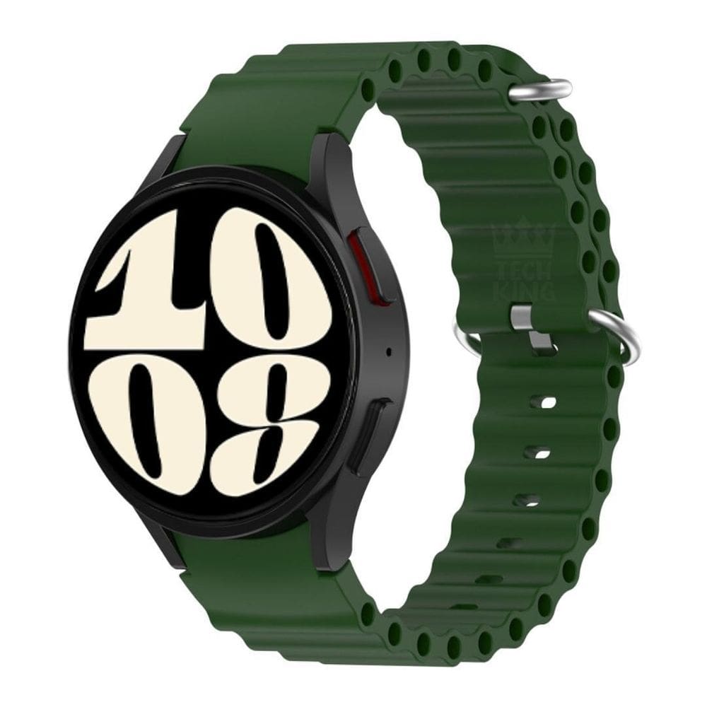 Pulseira Ondulada De Silicone Para Samsung Galaxy Watch6 40
