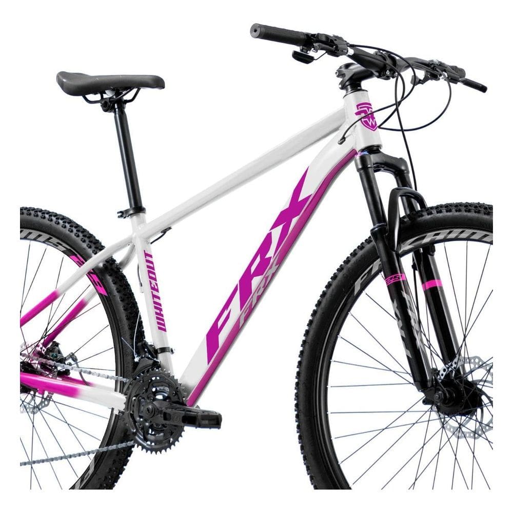Bicicleta Aro 29 Frx Whiteout 24V Pink/White M